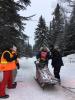 Beargrease Mid-Distance finisher Kevin Vandenbussche of Ontario at the Lutsen finish - Photo by CJ Heithoff